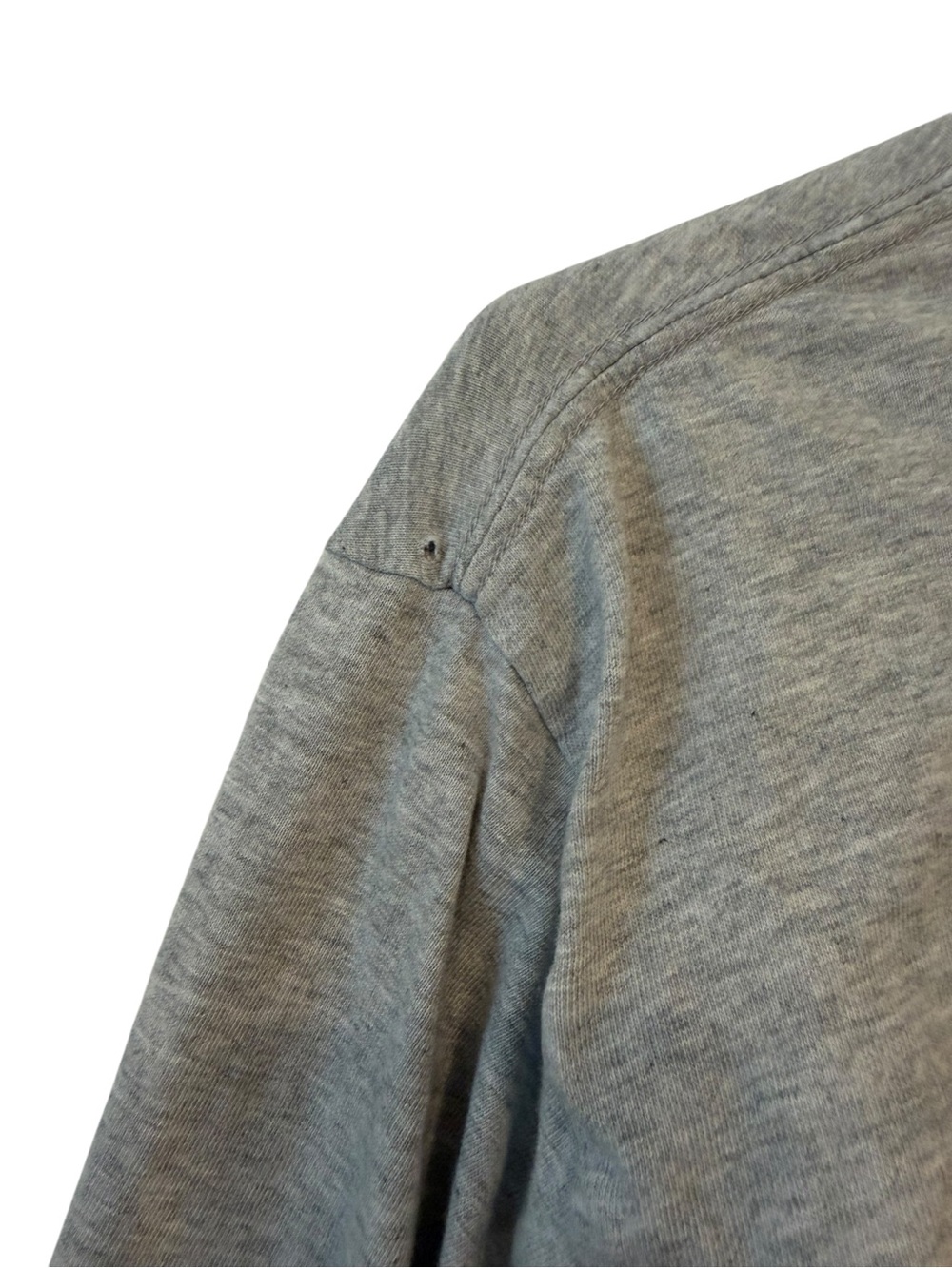 Vineyard Vines Gray Long-Sleeve Pocket Tee with Patriots Logo - Picture 2 of 4
